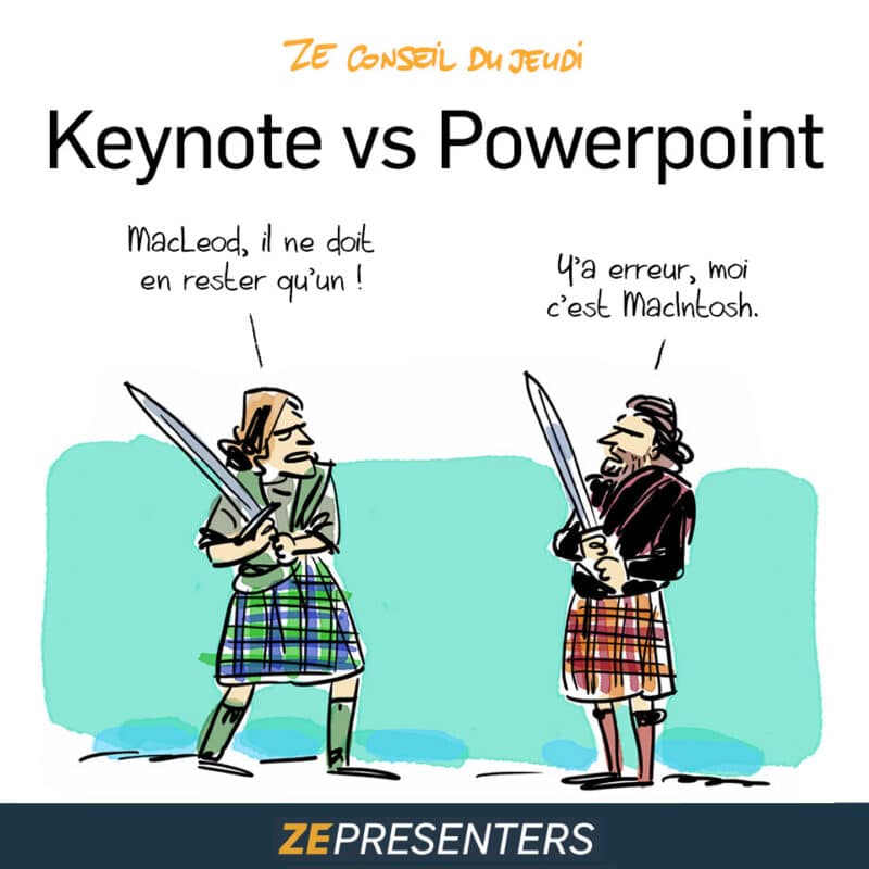 Keynote vs Powerpoint - Comparatif