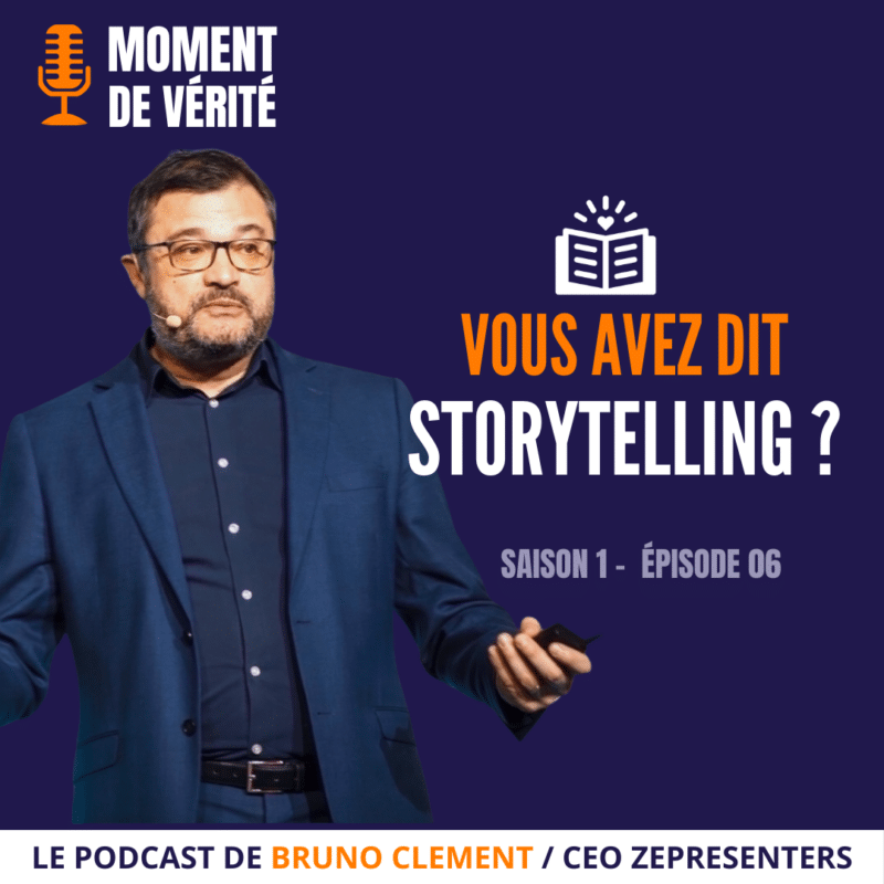 Image évoquant la discussion sur le storytelling dans l'épisode de Zepresenters